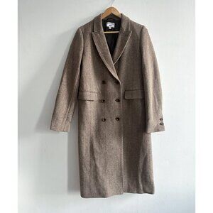 Uniqlo x Ines de la Fressange IDLF Long Double Breasted Coat Small NWOT